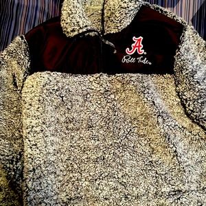 GAMEDAY COUTURE Alabama Crimson Tide Sherpa 1/4 Zip Pullover